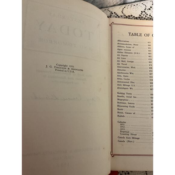 1951 Hardback Yesterday Today and Tomorrow - Picture 5 of 12